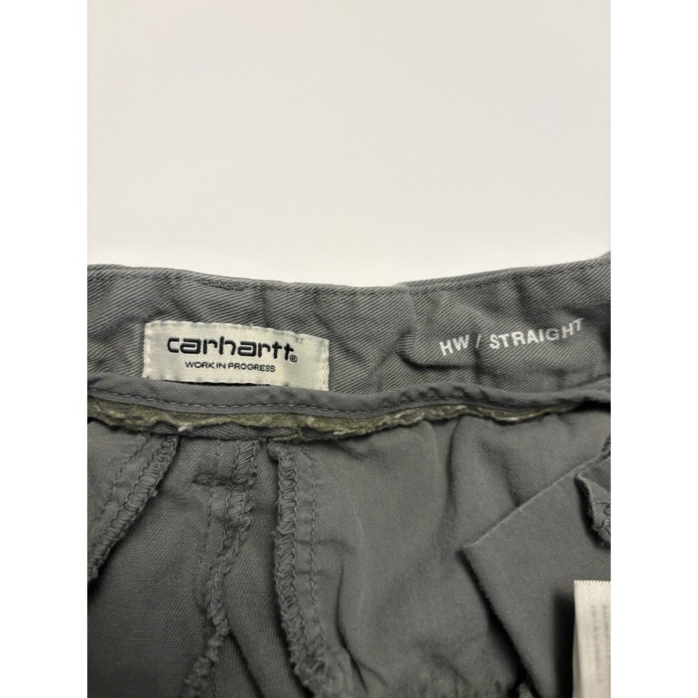 Carhartt Straight Green W Cara Dress Pants Womens Size 27 Business HW/Straight - Picture 6 of 9